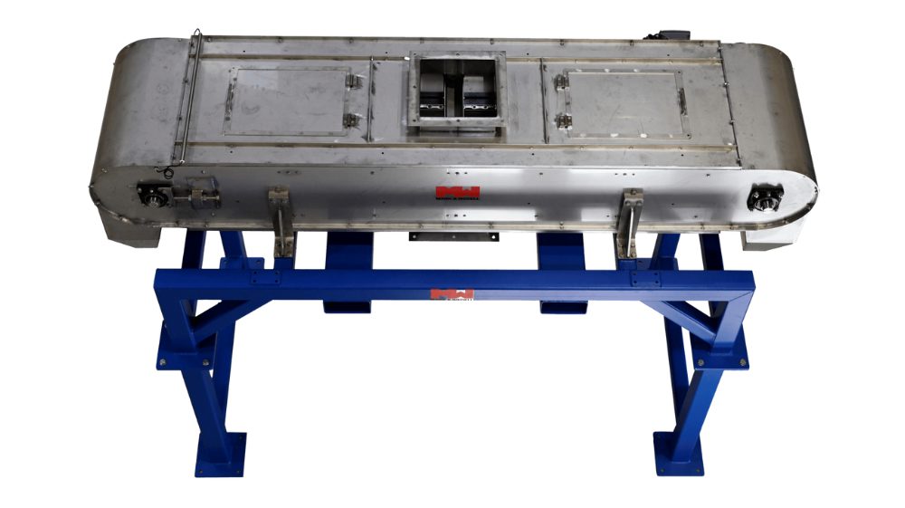 The Bucket Sampler ensures reliable, representative sampling from free-falling bulk materials in vertical chutes.