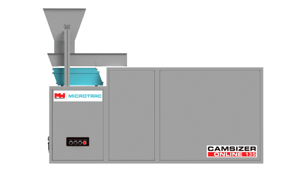 CAMSIZER ONLINE 135 particle analyzer for real-time measurement of large particle sizes up to 135 mm