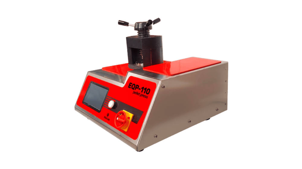 EQP-110 Semiautomatic Pellet Press – 40 mm XRF Pellet Preparation System
