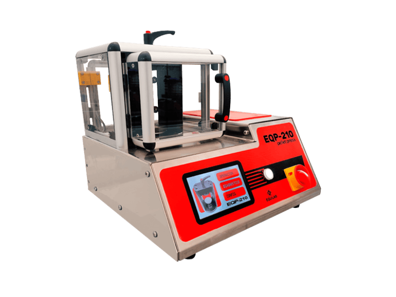 EQP-210 Semiautomatic Pellet Press – Versatile Hydraulic Press for XRF and FTIR Sample Preparation